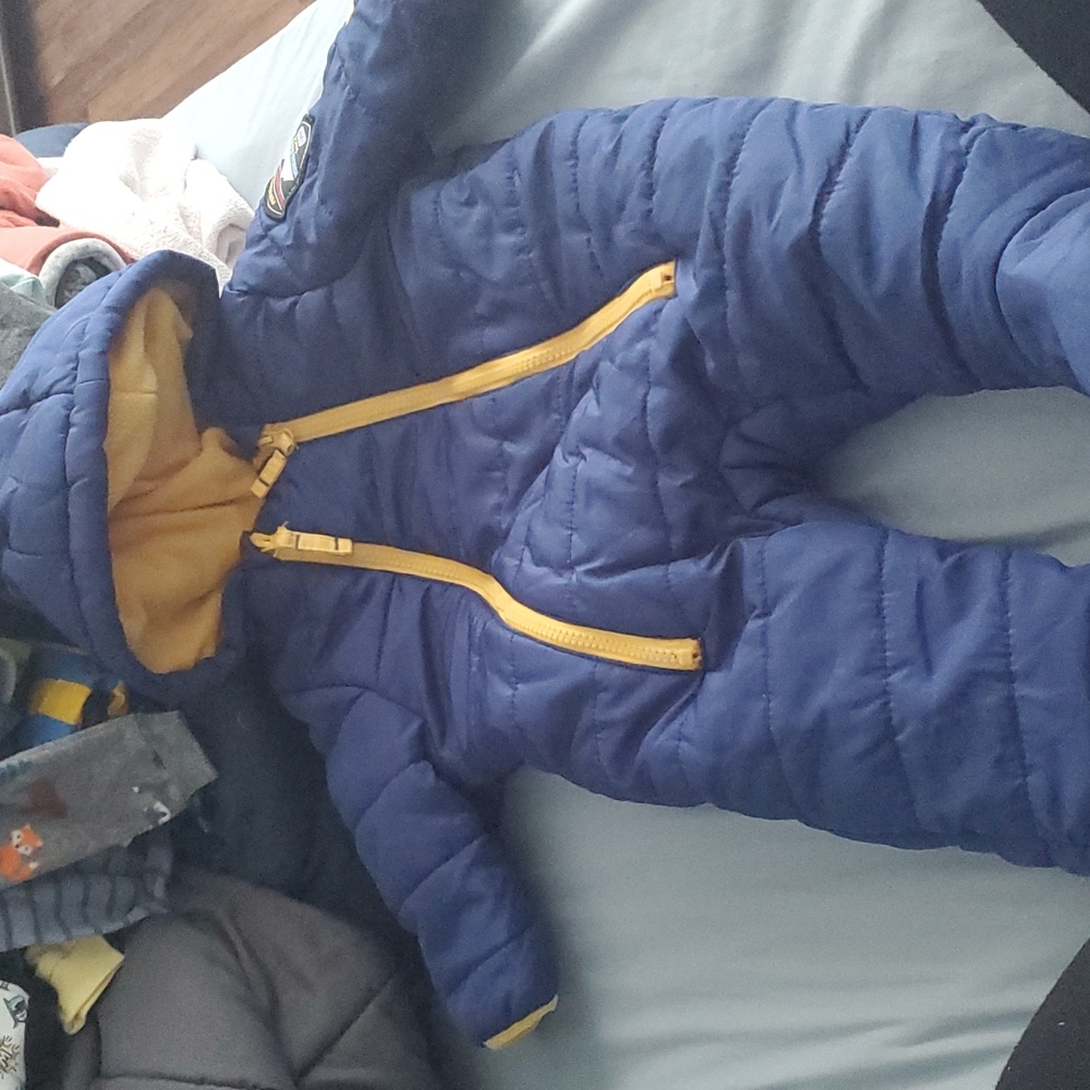 6-9 month old boy snow suit
